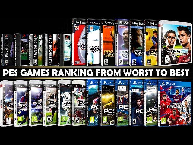 From WORST to BEST rated PES games