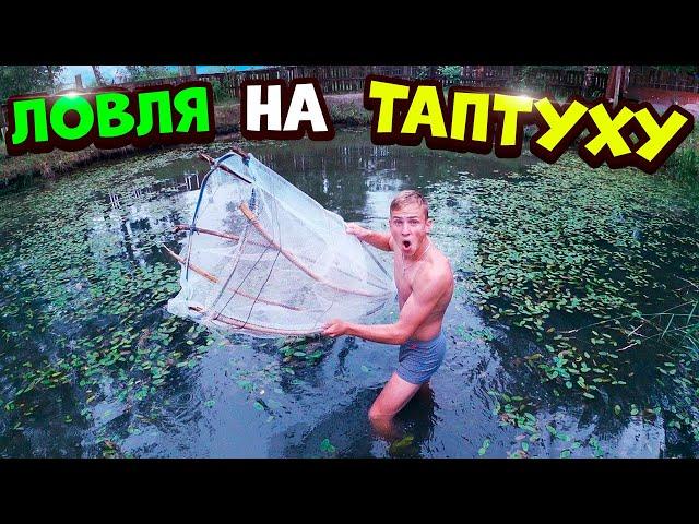 На эту ТАПТУХУ можно выловить ВСЮ РЫБУ! Рыбалка на своём пруду!