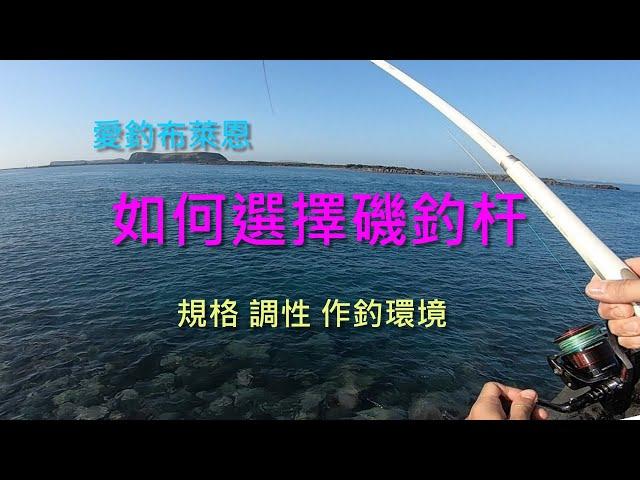 學釣魚 #13  如何選擇磯釣竿  (磯釣入門系列)(有字幕)