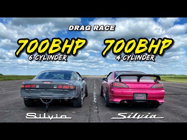 CERTIFIED SENDERS.. 700HP NISSAN S14 vs 700HP NISSAN SILVIA S15