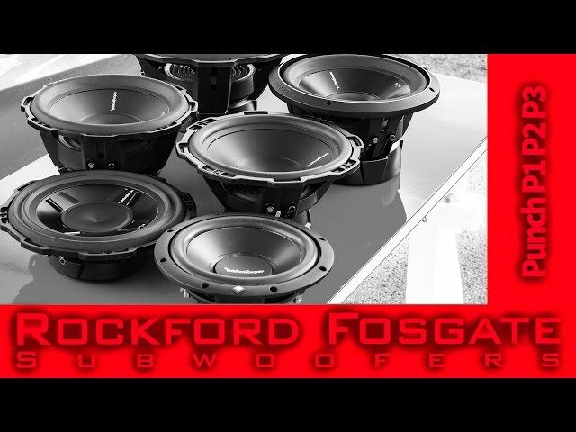 Rockford Fosgate Subwoofers - Prime + Punch