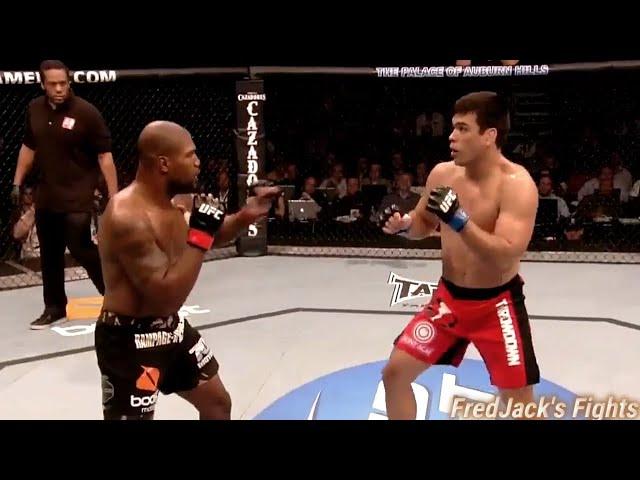 Rampage Jackson vs Lyoto Machida Highlights (Close FIGHT, Split Decision) #ufc #rampagejackson #mma