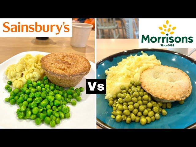 Pie & Mash - Sainsbury's vs Morrisons - Who Makes it Better?