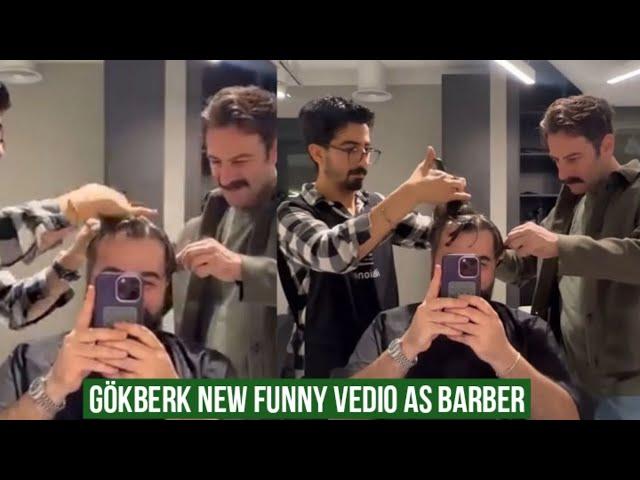 Gökberk demirci New Funny Vedio as Barber