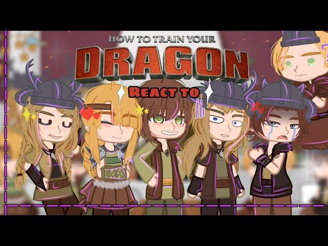 (  ) FULL VERSION | How to train your dragon react to Hiccup | httyd | Starzy Eeech