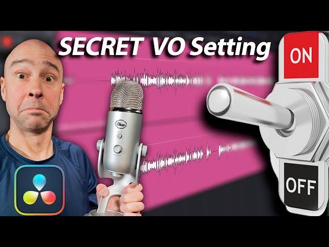 The VOICEOVER Setting You DON’T Know About in DaVinci Resolve for CORRECT Audio Levels!