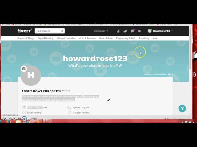 How fiverr works?