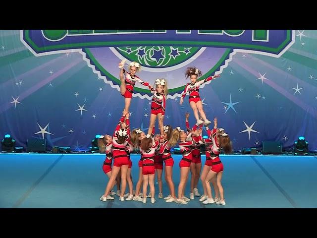 Langley Cheer and Athletics Red Shimmer   Youth Small 1