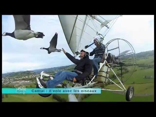 Cantal - Voler avec les oiseaux - un reportage du 19 octobre 12