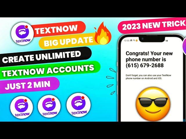 Textnow mai Unlimted account kaise banaye.  | How To Create Unlimited TextNow Accounts 2022 .