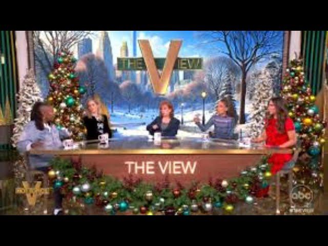 I wonder if she had a sip, After 'The View' Show Chat 12-20-24