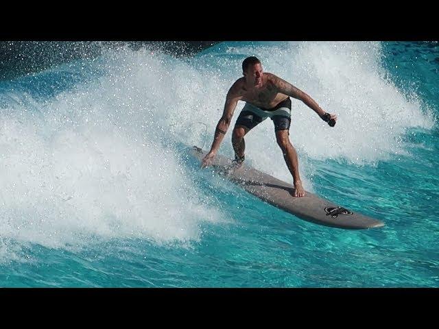 Surfing In A Disney Water Park Wave Pool! | Typhoon Lagoon Surfing & Lessons