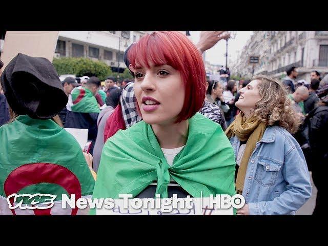 The Youth-Led Protests That Forced Algeria's President To Not Run Again (HBO)