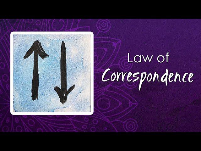 Spiritual Law of Correspondence (2nd Hermetic Principle)