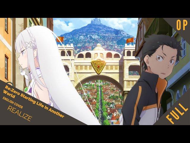 「English Dub」Re:Zero Starting Life In Another World  S2 OP "Realize" 【Angela】 - Studio Yuraki