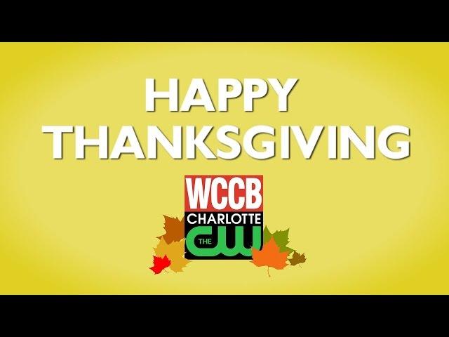 HAPPY THANKSGIVING from WCCB News @ 10!