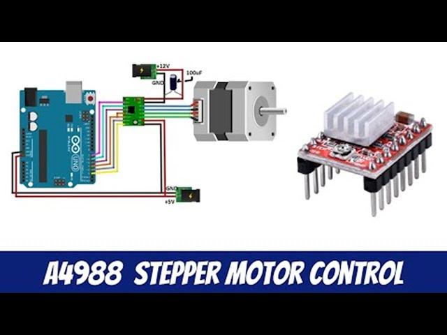 A4988 Stepper Motor Controller - Arduino & NodeMCU