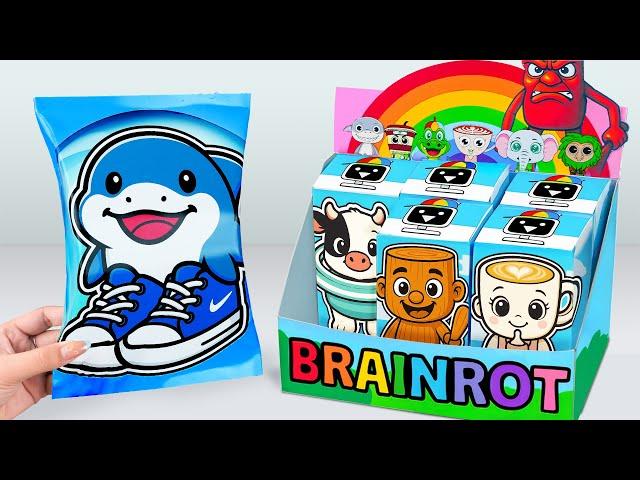 Paper DIYUnboxing Ultimate TRALALERO TRALALA Blind CANDY Bag, Brainrot Surprise Box|Tana Cubes DIY