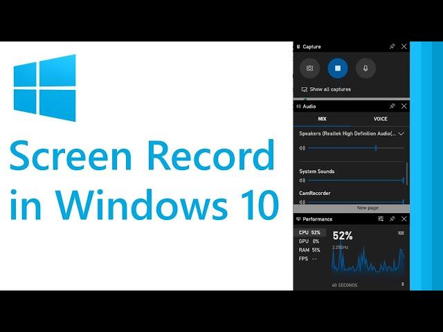 How to record screen with Windows 10 (FREE!)