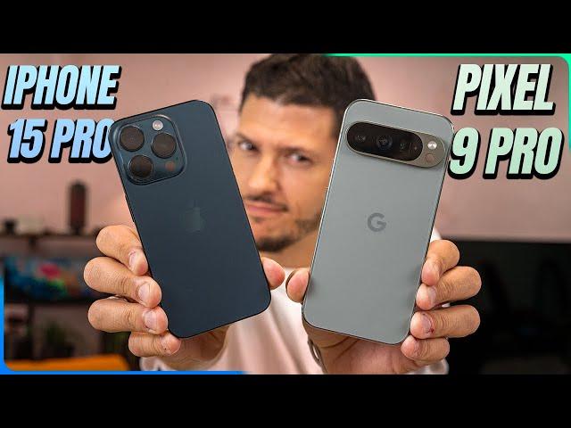 Los MÓVILES MÁS PRO de 2024!!! Pixel 9 Pro vs iPhone 15 Pro