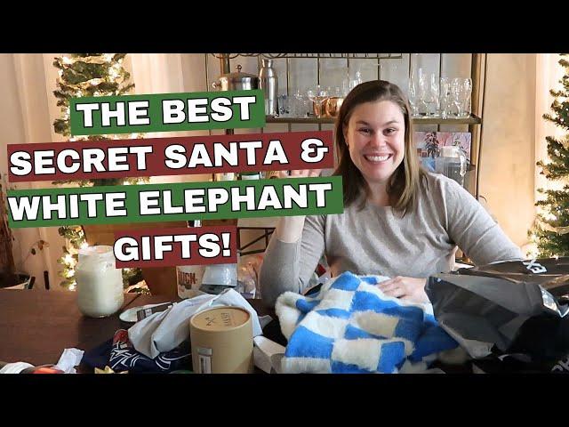 SECRET SANTA GIFT IDEAS & WHITE ELEPHANT GIFT IDEAS!