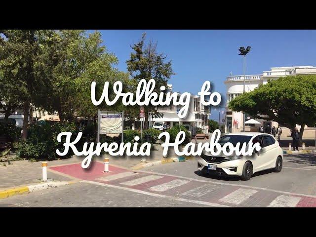 Walking to Kyrenia Harbour