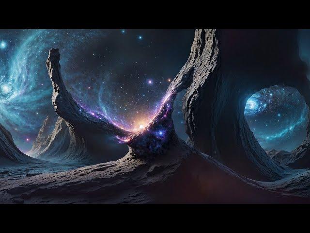 MULTIVERSE 4K - space ambient - calm ambient music with fantasy visuals