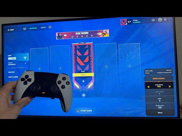 VALORANT Console: How to Enable 120Hz/FPS Output Tutorial! (PS5 & Xbox Series X/S)