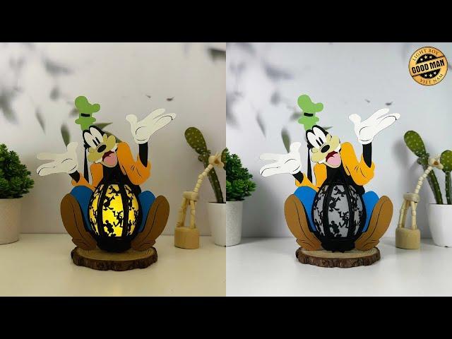 How To Make Paper Cut Lantern Goofy