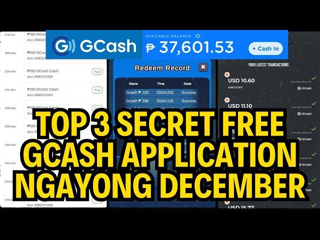 TOP 3 SECRET FREE GCASH APP SA GCASH APP