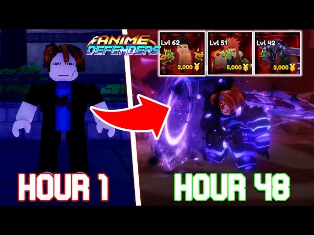 Spending 48 Hours Obtaining Every NEW SECRET *ALMIGHTY* in Anime Defenders Update 4.. - Roblox