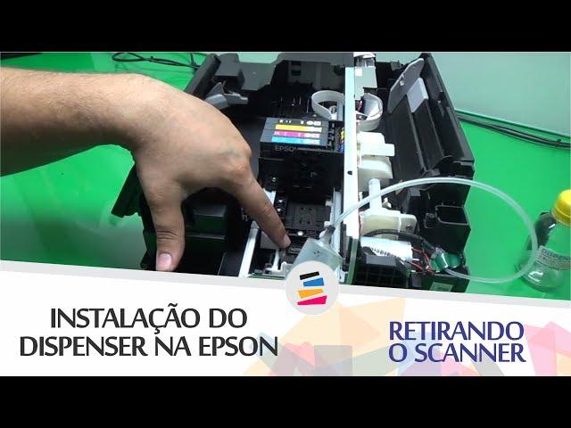 Tutorial - Instalando o Dispenser na Epson removendo o Scanner - SULINK