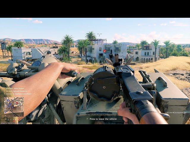 Enlisted Gameplay - Fortress - Battle of Tunisia (1440p 60FPS)