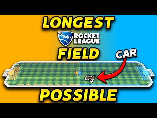 The LONGEST field possible in Rocket League is INSANE