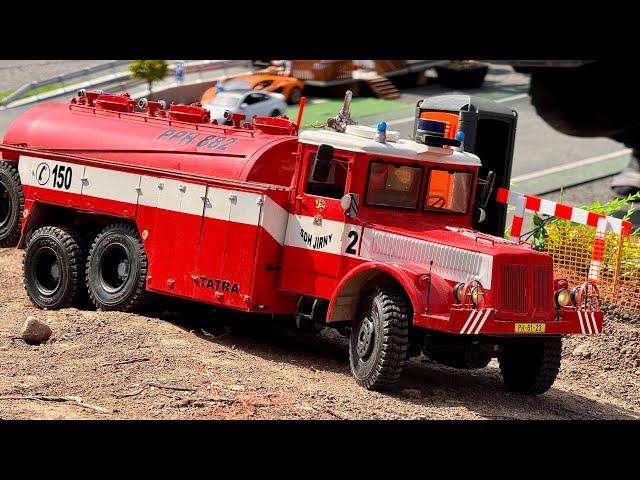 RC FIRE TRUCK TATRA | Feuerwehrfahrzeuge im Einsatz Hasici