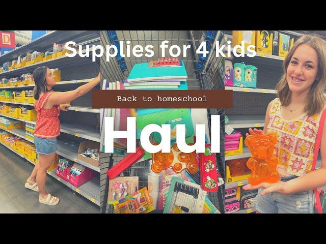 BACK TO HOMESCHOOL SUPPLY HAUL+HOW I HANDLE SUPPLY SHOPPING||NEW HOMESCHOOL YEAR PREP SERIES