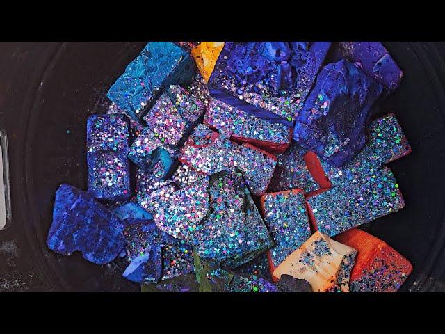 @GholibnAsmr  Boom Dyed BSN! | Rainbow Colors!!! | Gym Chalk ASMR | Oddly Satisfying