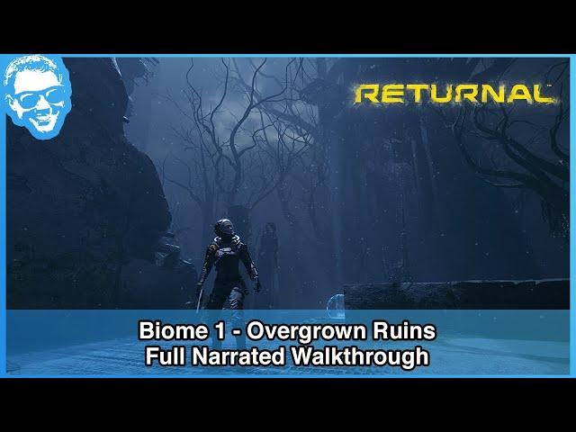 Overgrown Ruins (Biome 1) - Returnal Full Narrated Walkthrough Part 1 of 6 [4k]