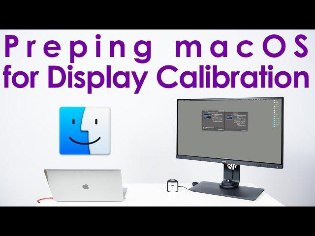 macOS -  Display Setting to Turn Off Before Color Calibration by Art Suwansang