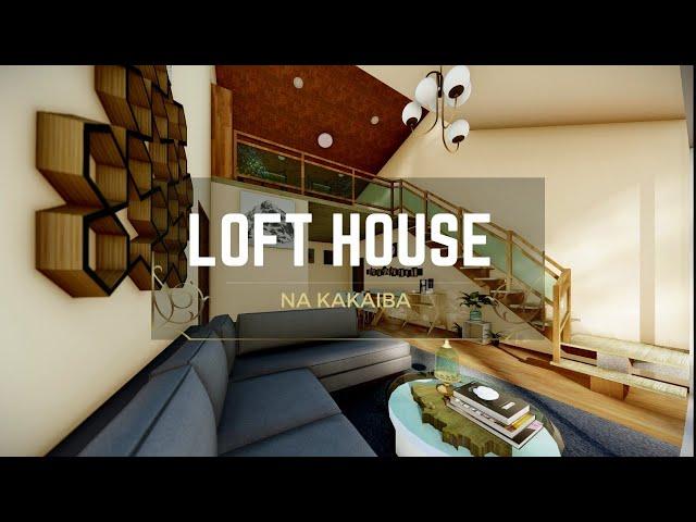 54sq.m. Loft House Design || House Design Ideas || Modern House Design