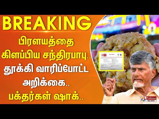 #BREAKING - பிரளயத்தை கிளப்பிய சந்திரபாபு.. தூக்கி வாரிப்போட்ட அறிக்கை.. பக்தர்கள் ஷாக்..