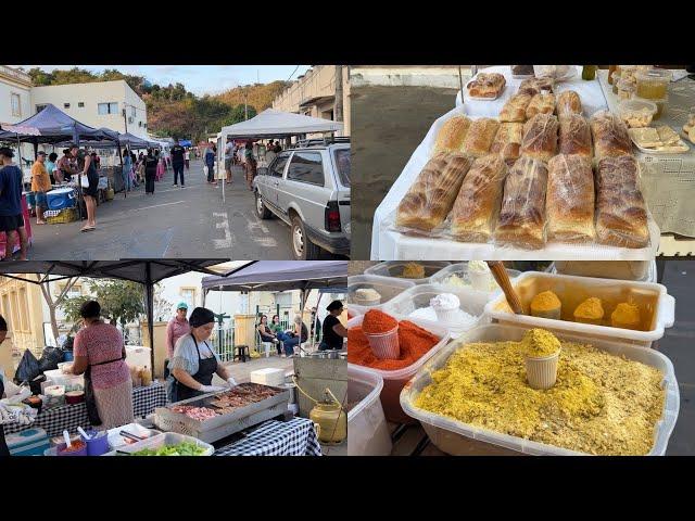 FEIRA DE RUA DE AFONSO CLAUDIO NO ESTADO DO ESPIRITO SANTO, OS MELHORES PÃES CASEIROS DA REGIAO.