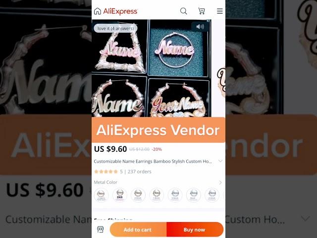 AliExpress Jewelry Vendor| Wholesale Custom Jewelry Vendor| #vendorslist #jewlery #customjewelry