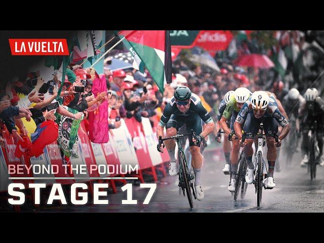 Rain soaks sprint for finish on Vuelta a España Stage 17 | Beyond the Podium | NBC Sports