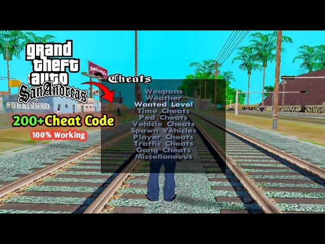 How To Install Cheat Menu Mod In GTA San Andreas (200+ New Cheat Code)