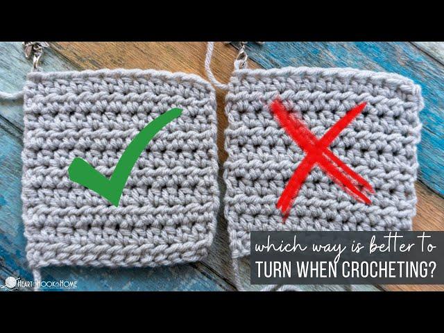 Which Way to Turn in Crochet