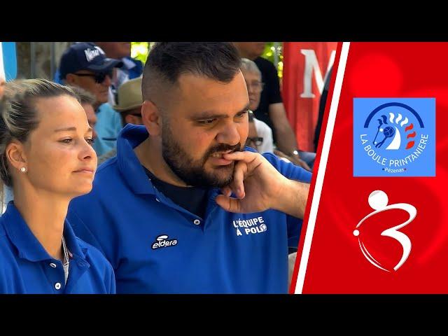 Cindy PEYROT à bloc face à MICHELET : Demi-finale du National à pétanque de la Ville de Pézenas 2023