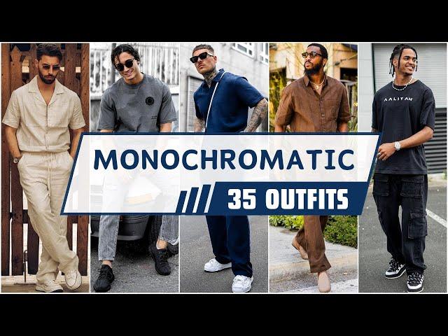 35 Monochromatic Outfit Ideas For Summer 2024 | Men's Fashion