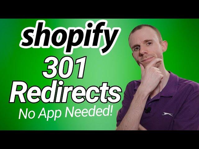 How To Set Up 301 Redirects in Shopify (No App Required)