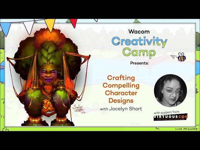 Crafting compelling character designs in digital art with Jocelyn Short - Wacom Creativity Camp 2024